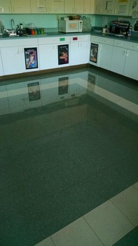 After Floor Stripping & Refinishing at Northville First Care in Northville, MI