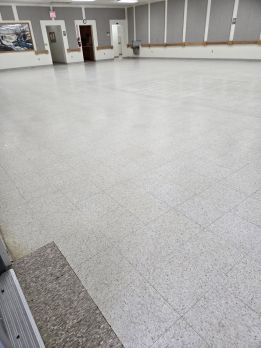 Floor Stripping and Waxing at a Community Center near St Johns, MI (2)