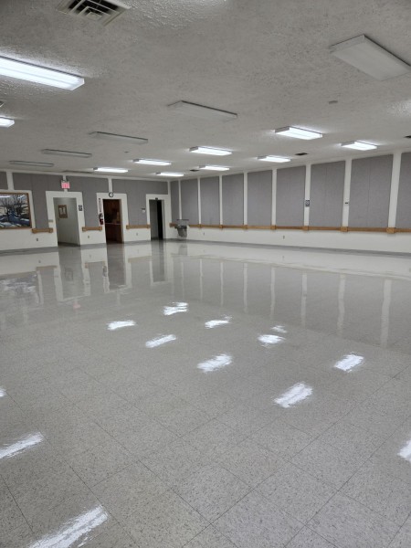Floor Stripping and Waxing at a Community Center near St Johns, MI (3)